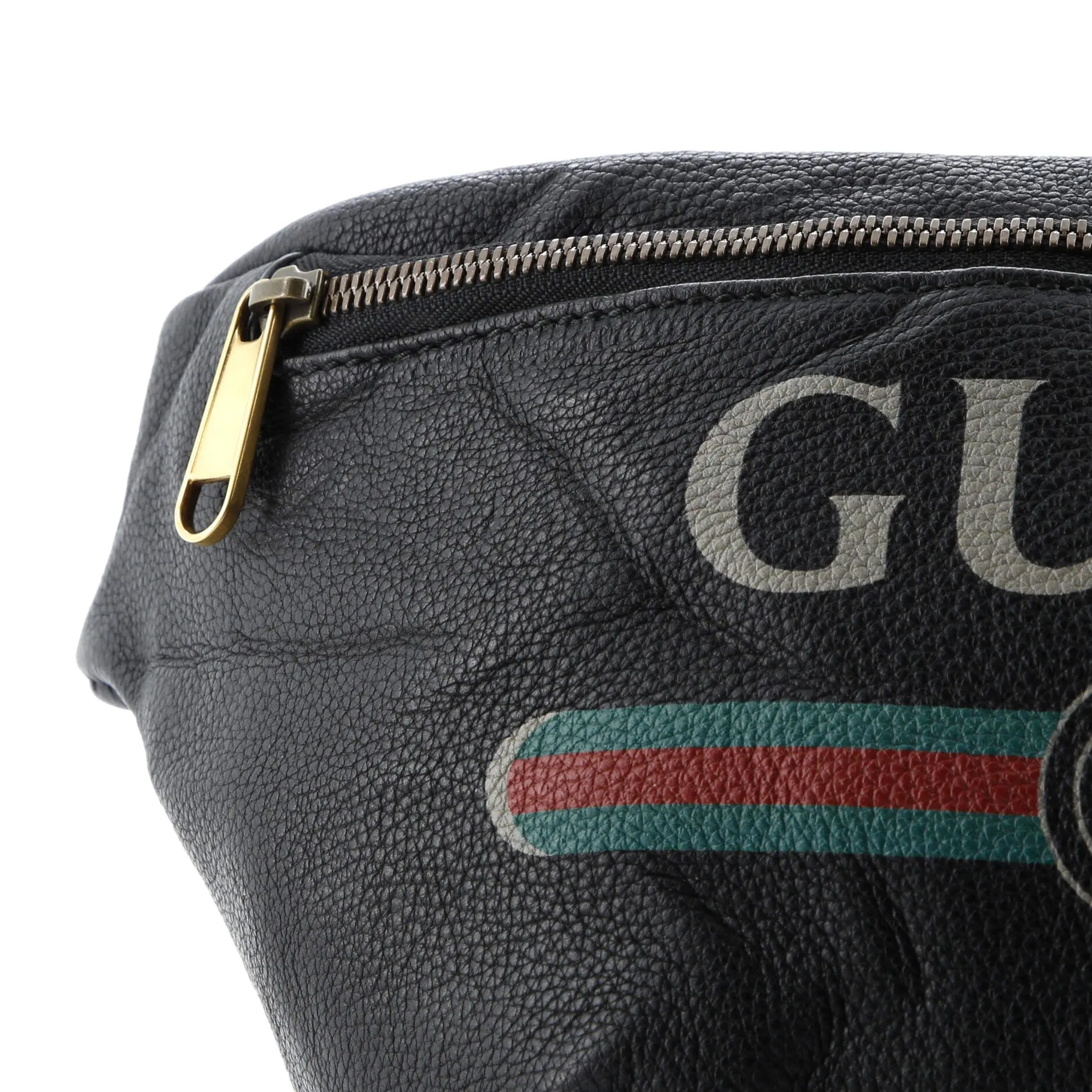 Logo Belt Bag Printed Leather Medium