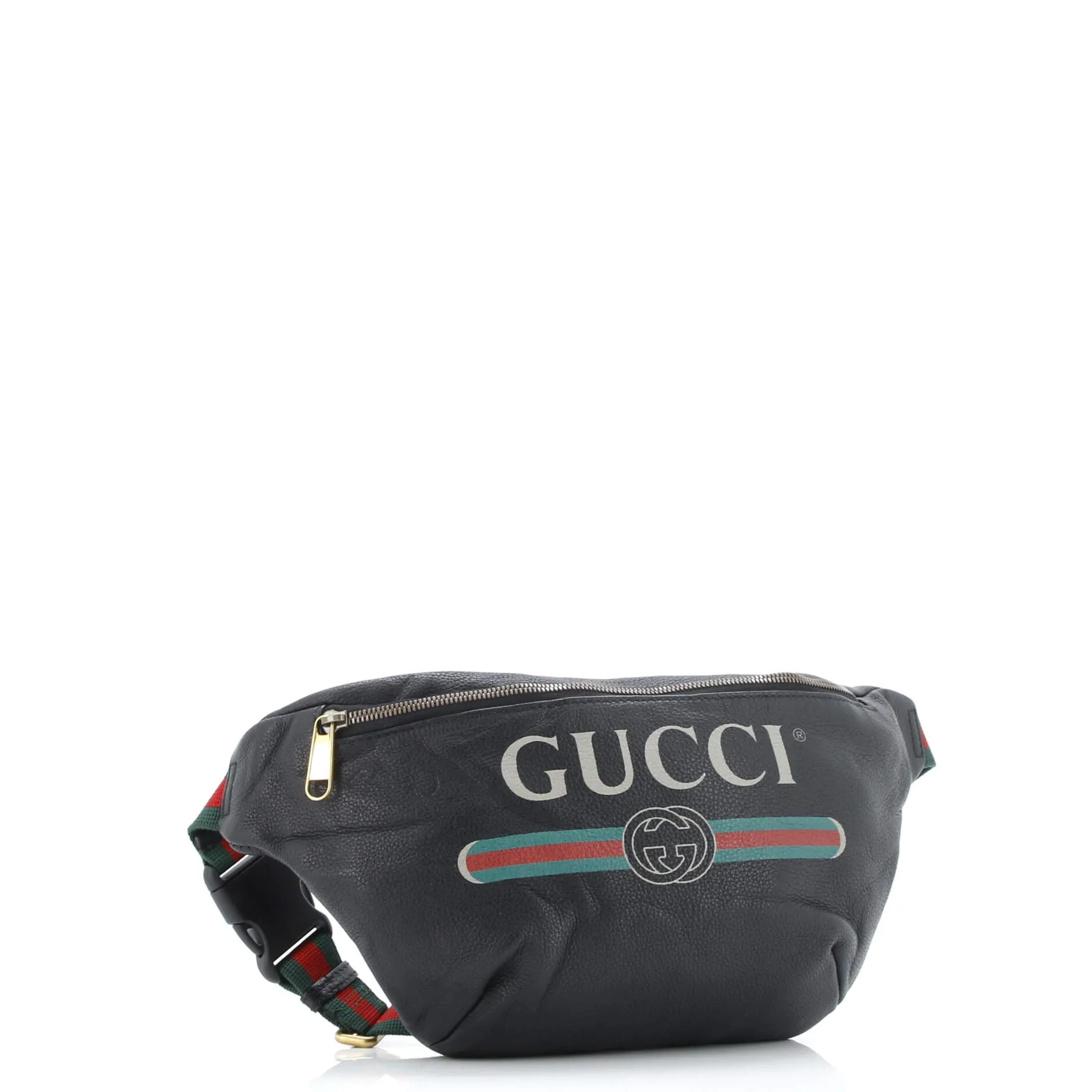 Logo Belt Bag Printed Leather Medium
