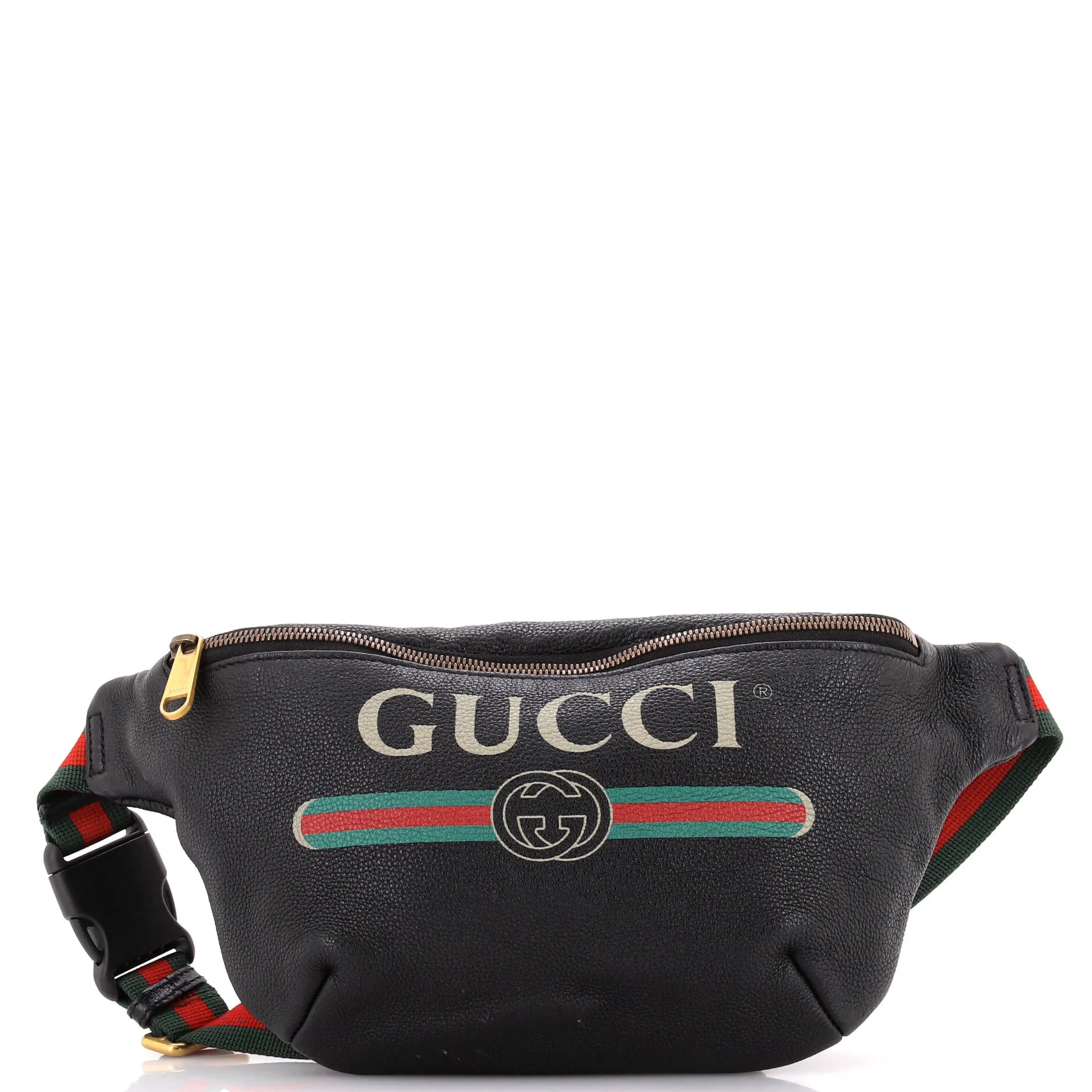 Logo Belt Bag Printed Leather Medium
