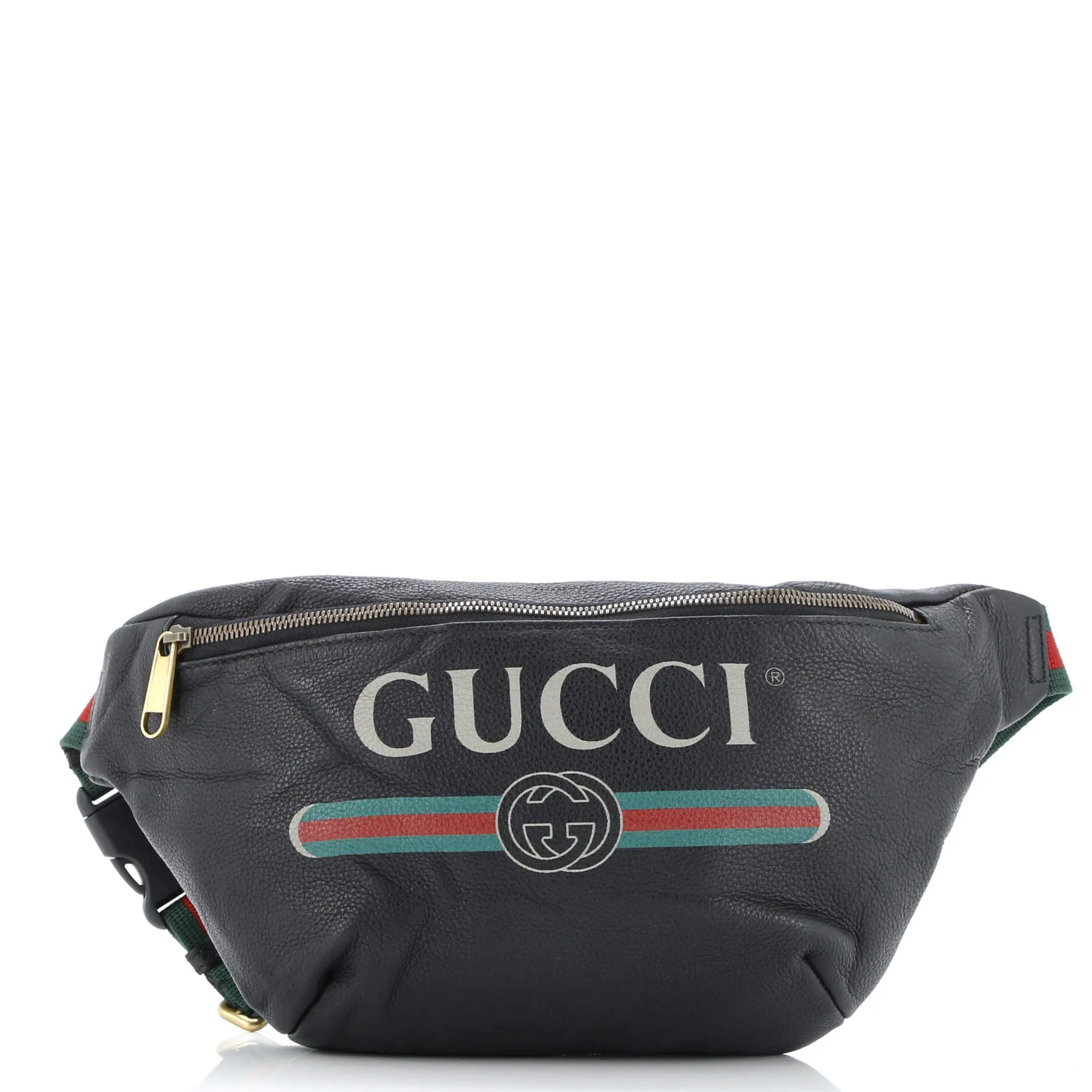 Logo Belt Bag Printed Leather Medium