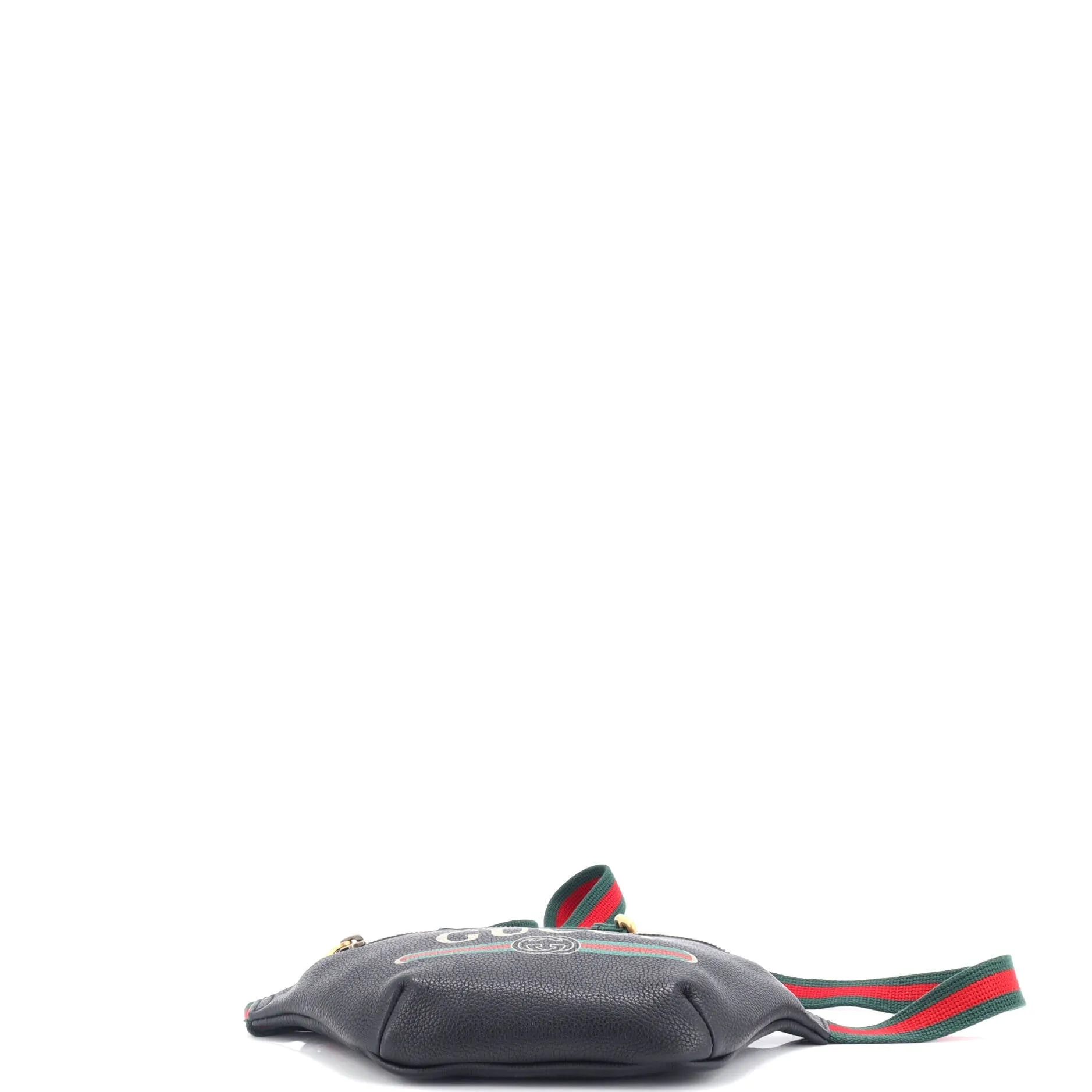Logo Belt Bag Printed Leather Small
