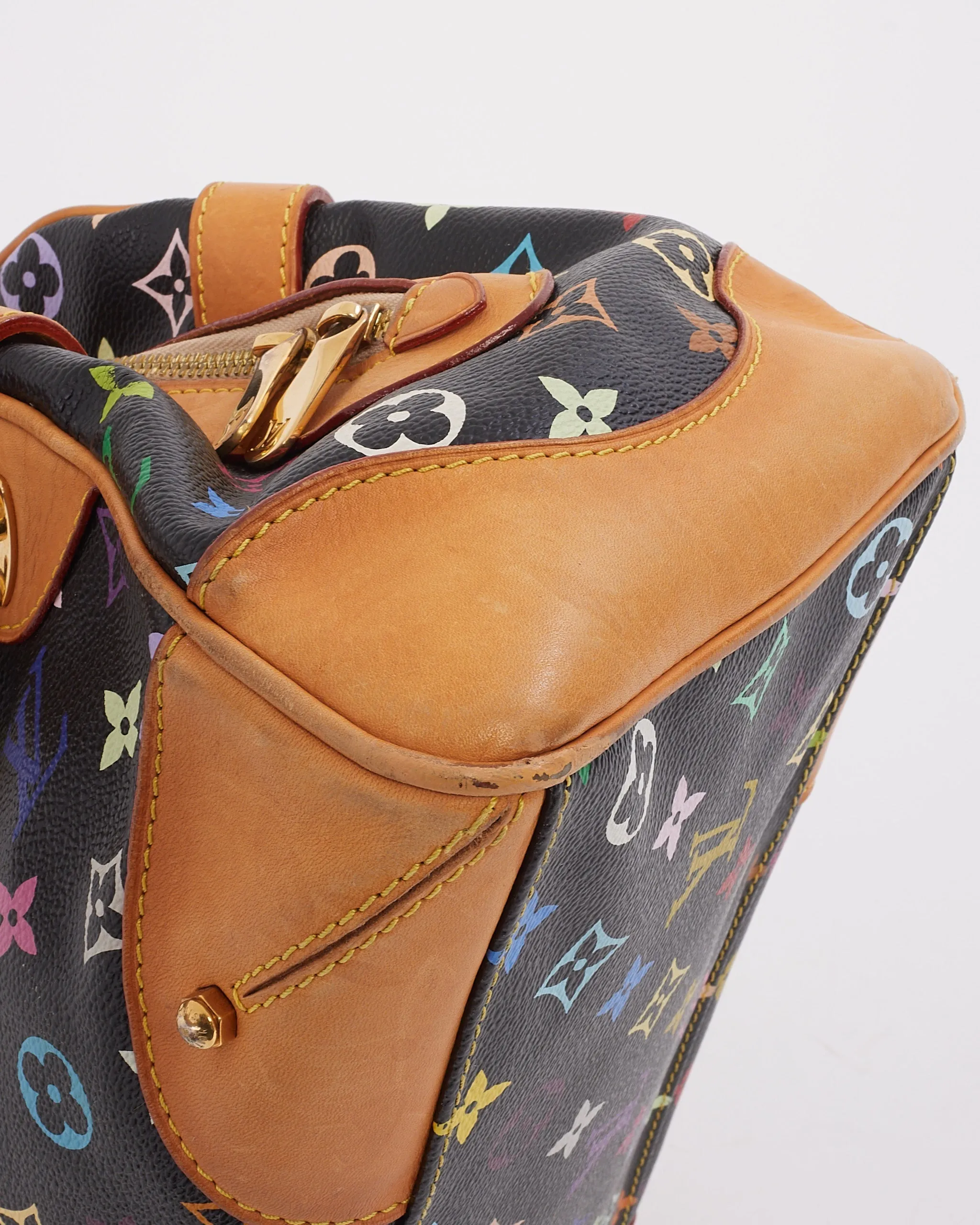 Louis Vuitton Monogram Black Muliticolour Murakami Claudia Bag