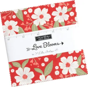 Love Blooms Charm Pack by Lella Boutique; 42-5" Precut Fabric Quilt Squares