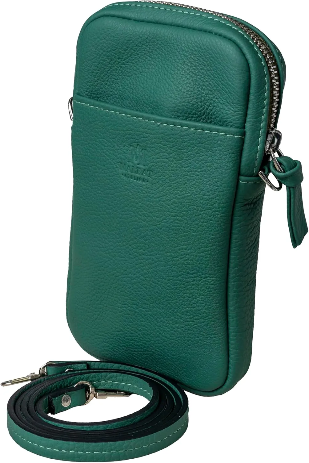 Luxury Crossbody Bag | Handcrafted in the USA | Pebbled Italian Leather