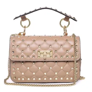 Luxury Leather Voice-controlled Designer Crossbody Sheepskin 100% Famous Brand Rivet Bags Bag 2019 Tote Shoulder Handbags High Outstanding value Quality