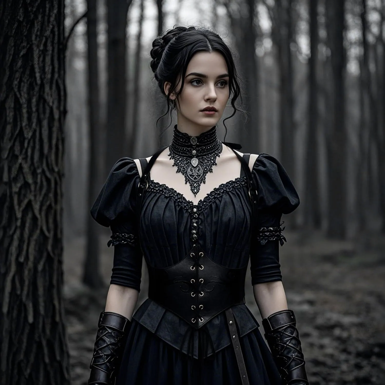 L'VOW Renaissance Leather Corset Belt Viking Leather Cinch Belt Women Halloween Medieval Accessory
