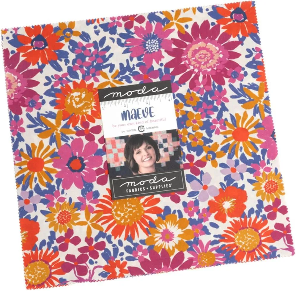 Maeve Layer Cake®, 42-10" Precut Fabric Quilt Squares by Crystal Manning
