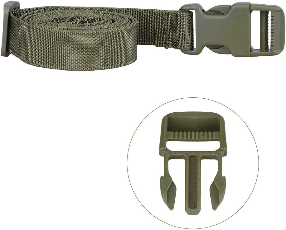 MAGARROW 78" x 1" Strap Buckle Packing Straps Adjustable 1-Inch Belt