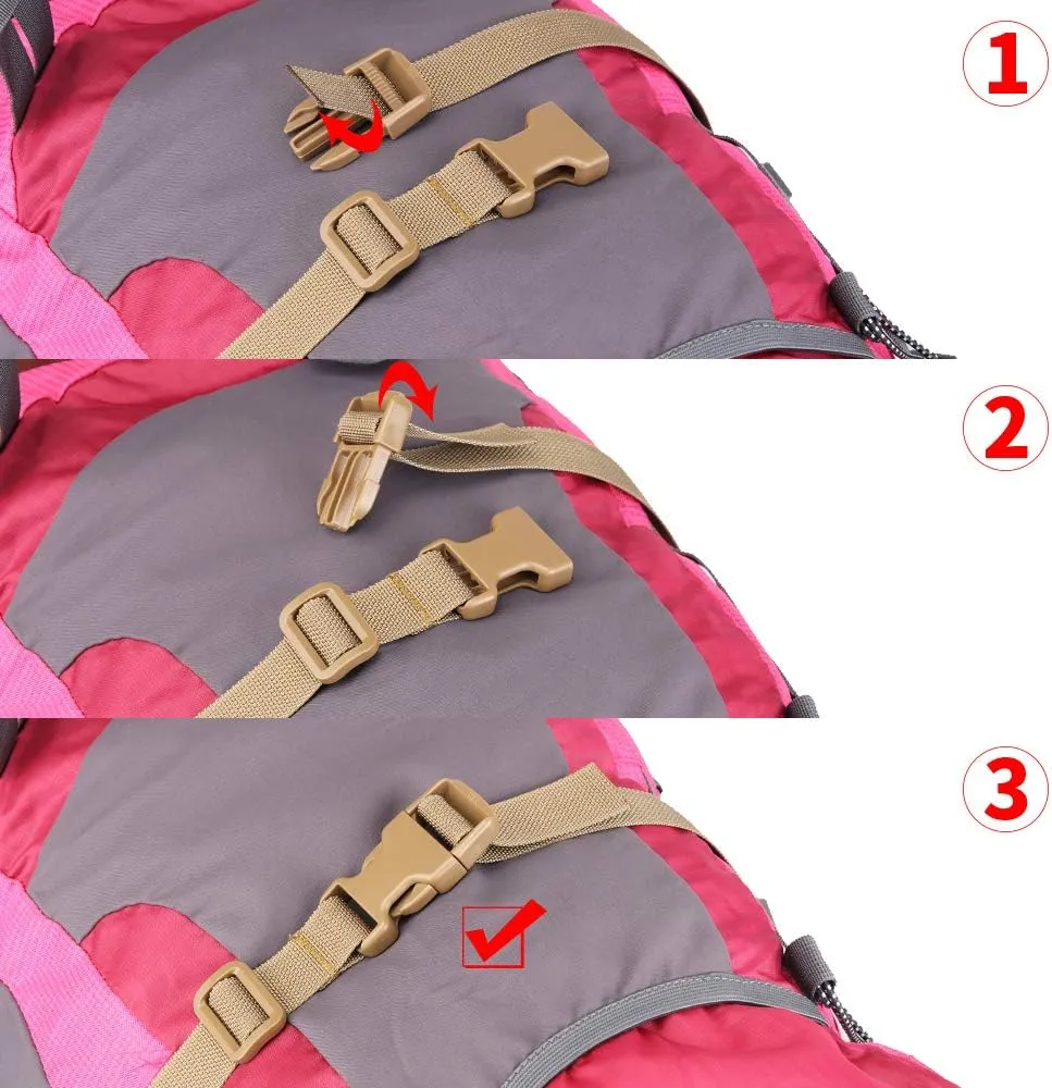 MAGARROW 78" x 1" Strap Buckle Packing Straps Adjustable 1-Inch Belt