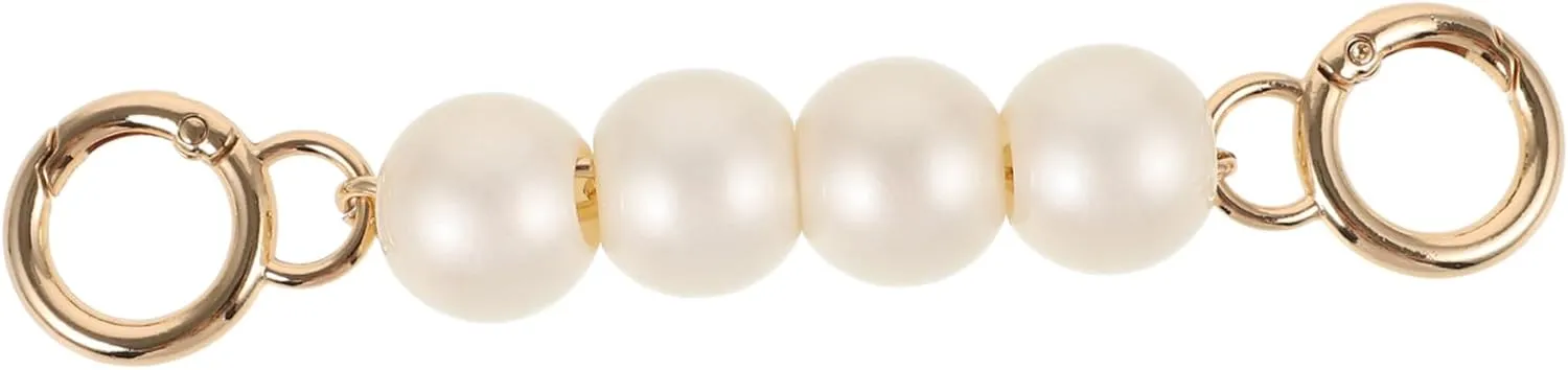 Mahjong Bag Chain Imitation Bag Extension Chain Decorative Pearl Straps Elegant Short Bag Chain Bead