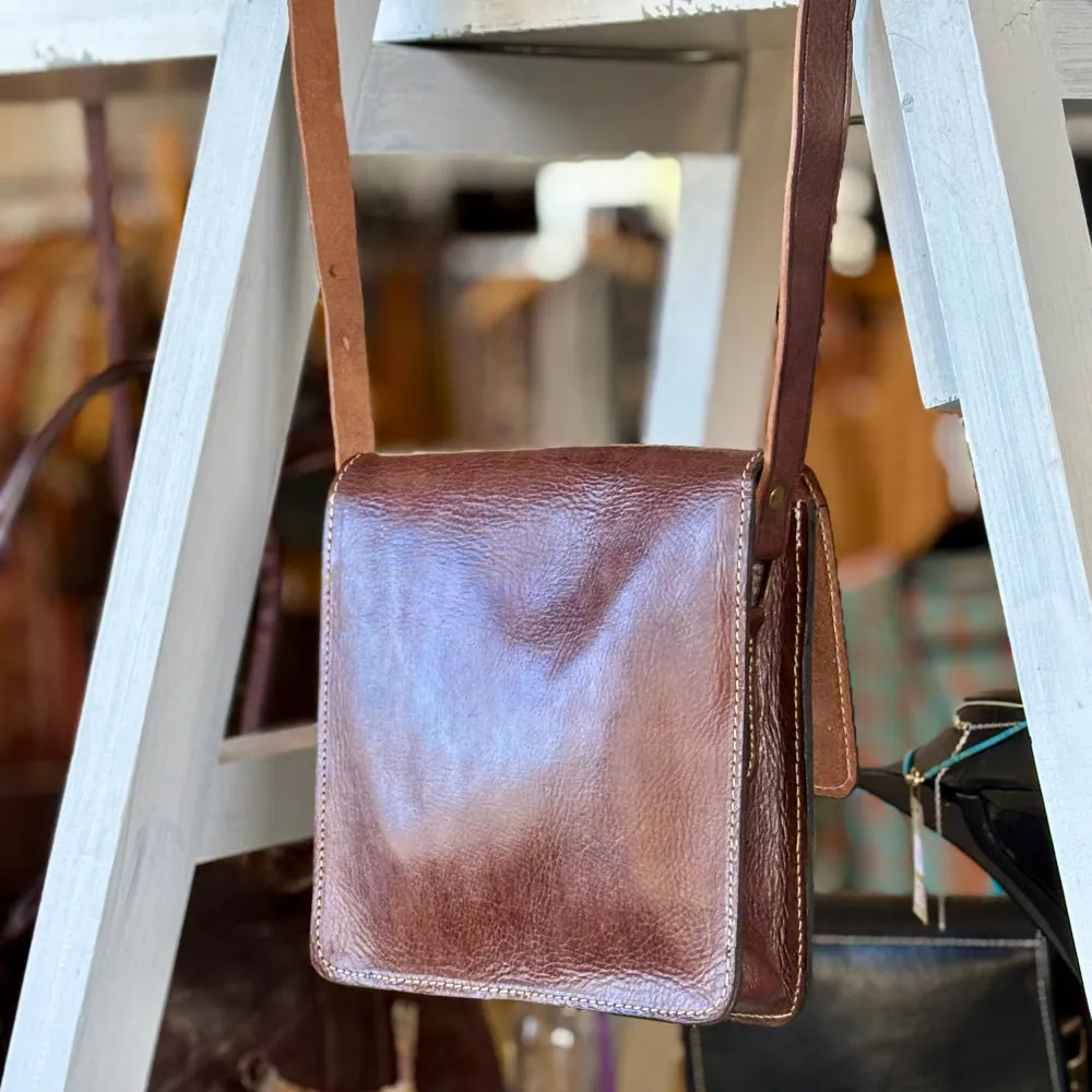 Mahogany Haqiba traditional satchel (small)