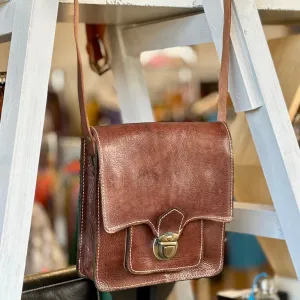 Mahogany Haqiba traditional satchel (small)