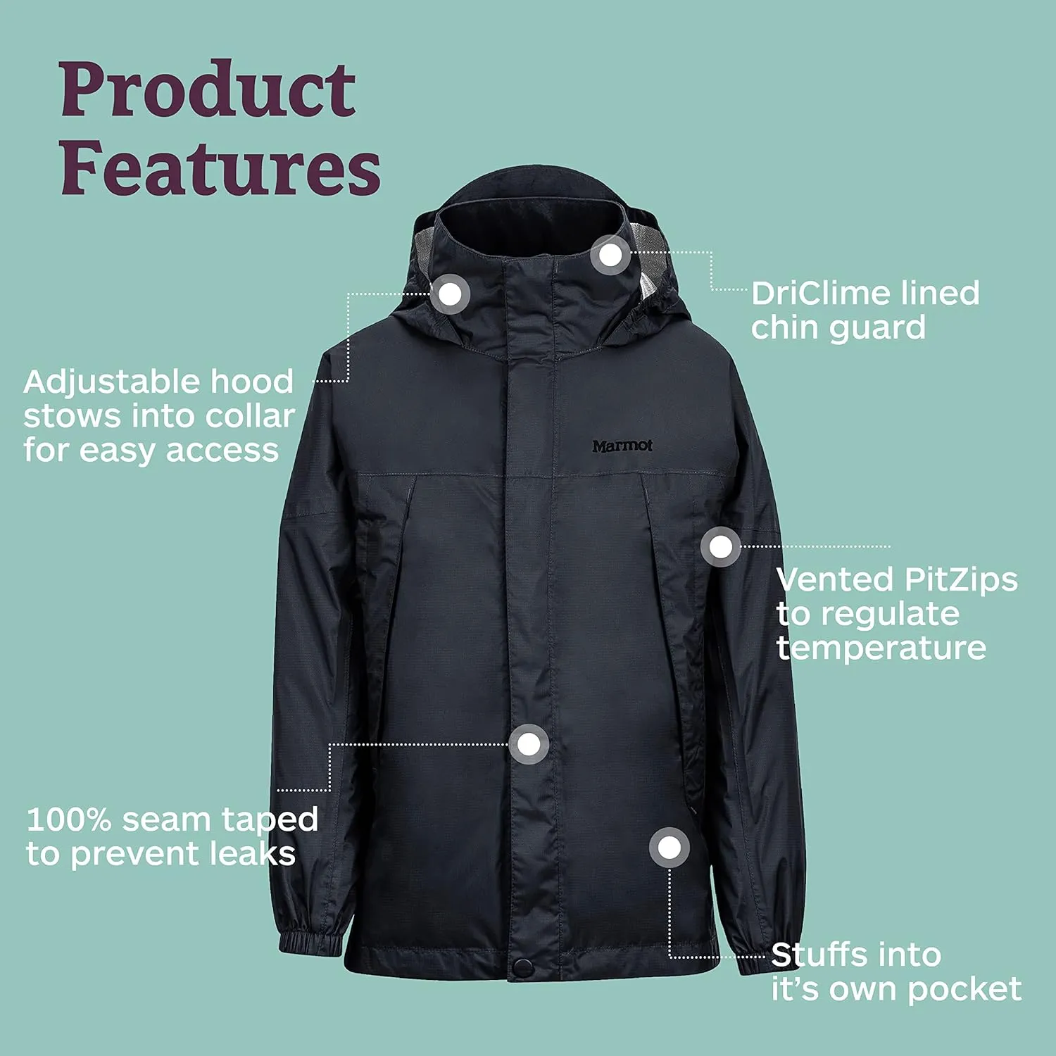Marmot Boys Precip Jacket