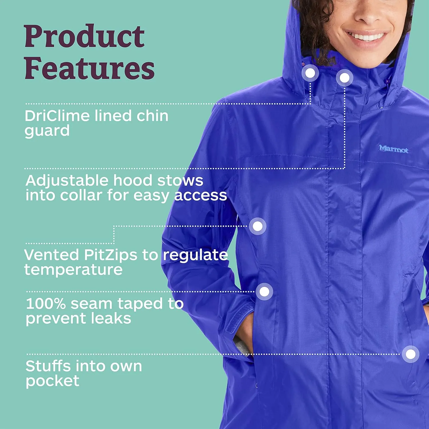 MARMOT Women's Precip Eco Jacket