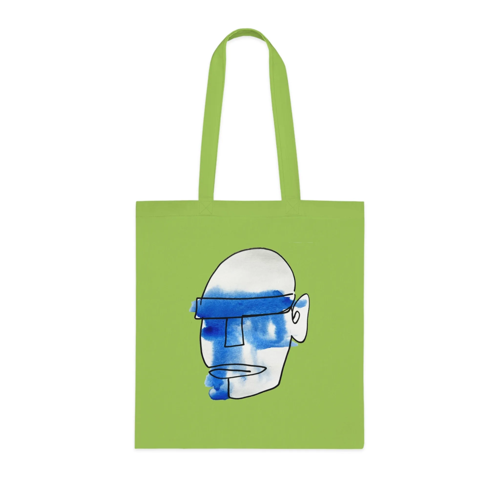 Mask - Versatile 100% Cotton Tote: Vibrant Colors, Light & Practical