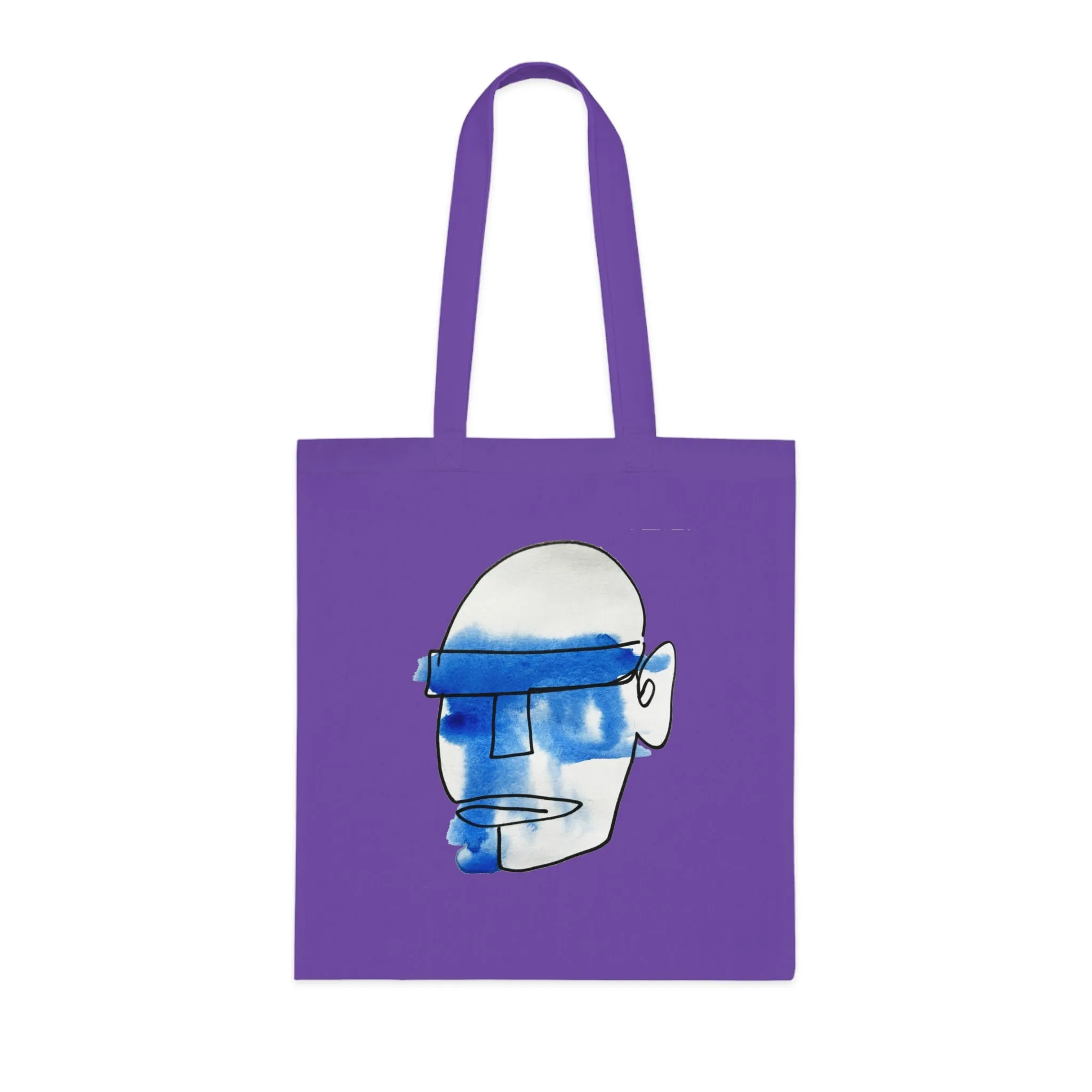 Mask - Versatile 100% Cotton Tote: Vibrant Colors, Light & Practical