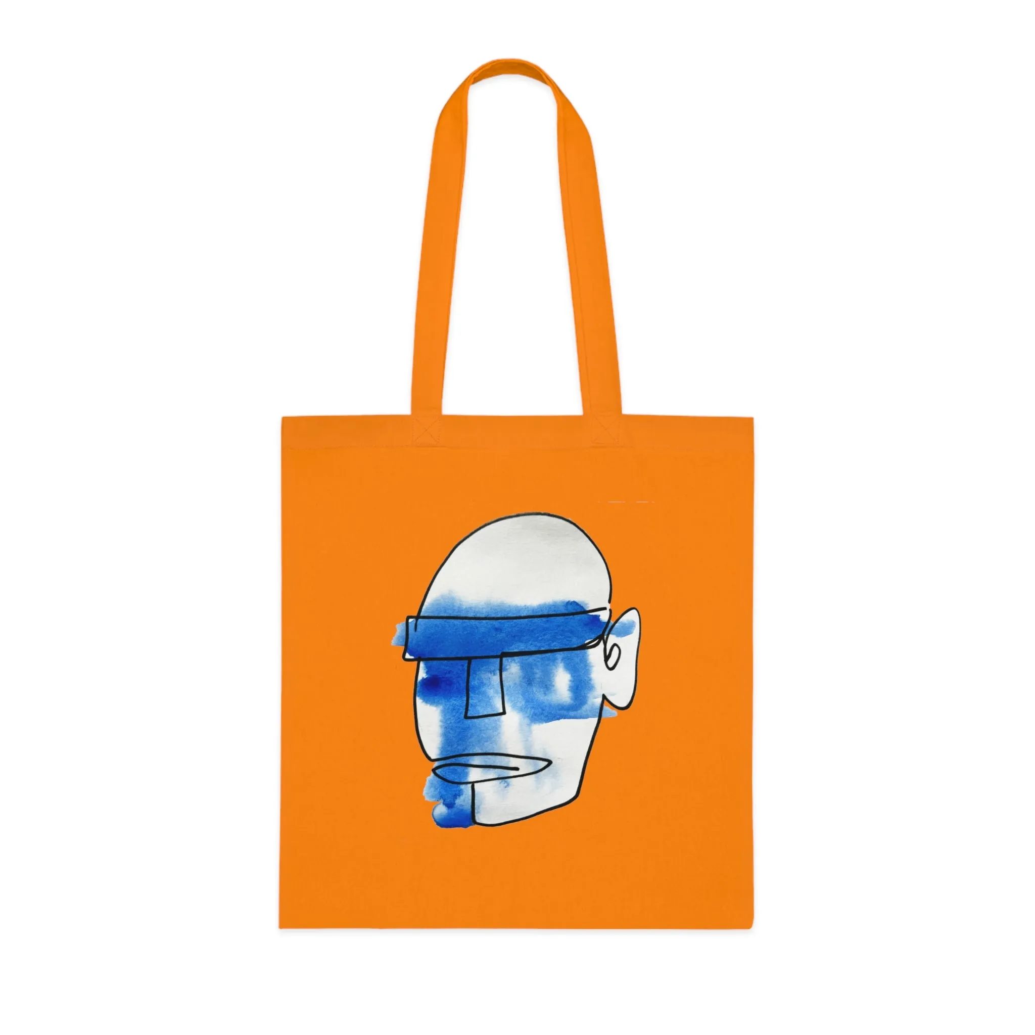 Mask - Versatile 100% Cotton Tote: Vibrant Colors, Light & Practical
