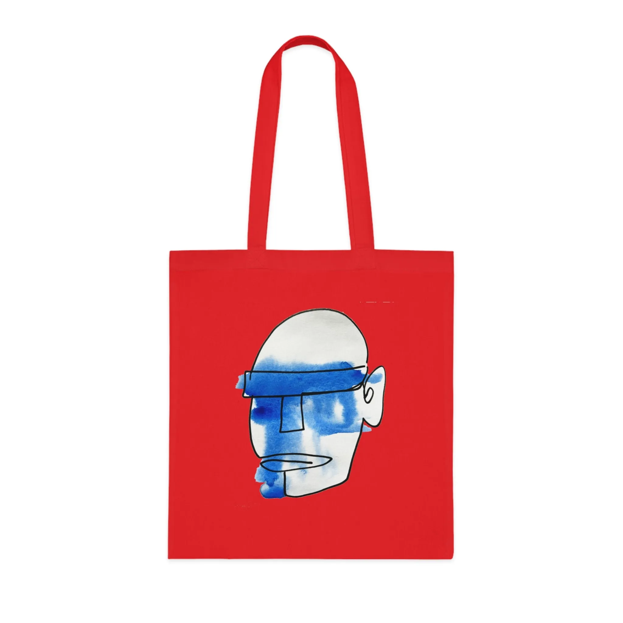 Mask - Versatile 100% Cotton Tote: Vibrant Colors, Light & Practical