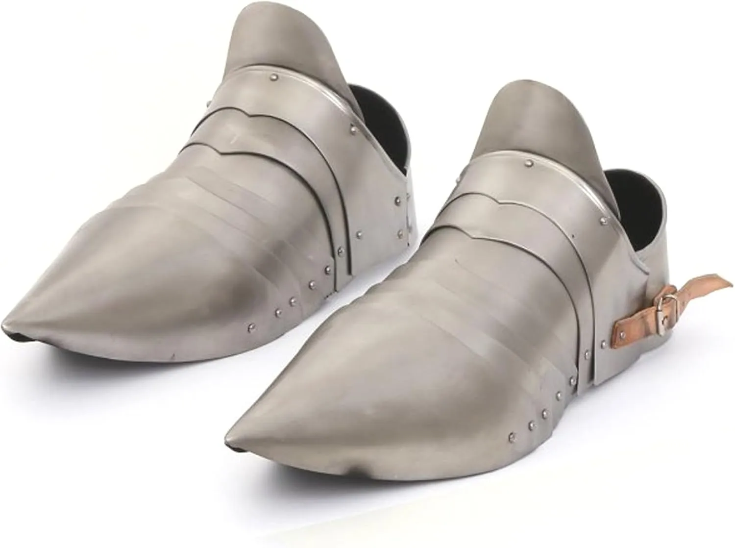 Medieval Sabaton Shoes – Knight Armour Sabaton Shoes | Medieval LARP Armor Footwear | Combat-Ready Knight Sabatons for Reenactment, Cosplay & SCA Events
