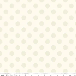 Medium Dot Cream on Cream