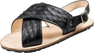 Men Exotic Sandals Genuine Ostrich Leather Huaraches Piel Avestruz