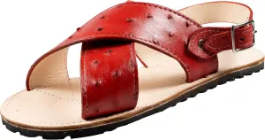 Men Exotic Sandals Genuine Ostrich Leather Huaraches Piel Avestruz