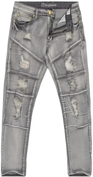 Men's Skinny Fit Jeans, Stretch Denim Ripped Jeans for Men | Classic 5-Pocket Design, Streetwear with Durable Cotton Fabric