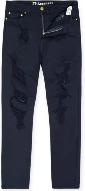 Men's Skinny Fit Jeans, Stretch Denim Ripped Jeans for Men | Classic 5-Pocket Design, Streetwear with Durable Cotton Fabric