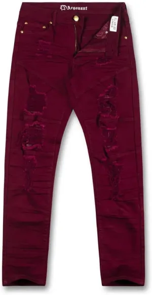 Men's Skinny Fit Jeans, Stretch Denim Ripped Jeans for Men | Classic 5-Pocket Design, Streetwear with Durable Cotton Fabric