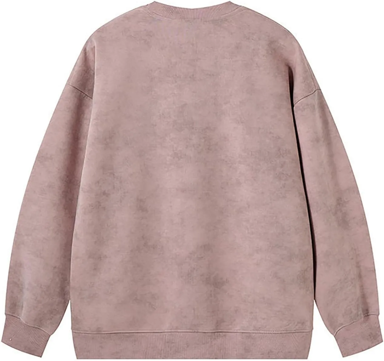 Mens Tie Dye Crew Neck Sweatshirt Wash Long Sleeve Casual Stylish Pullover Streetwear Loose Gym Workout Sweatshirt