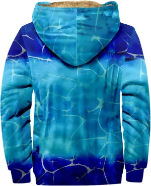 Men's Zip Up Hoodie Heavyweight Sweatshirt Fleece Sherpa Lined Warm Jacket Gradient Color Big&Tall Plus Size Clothes