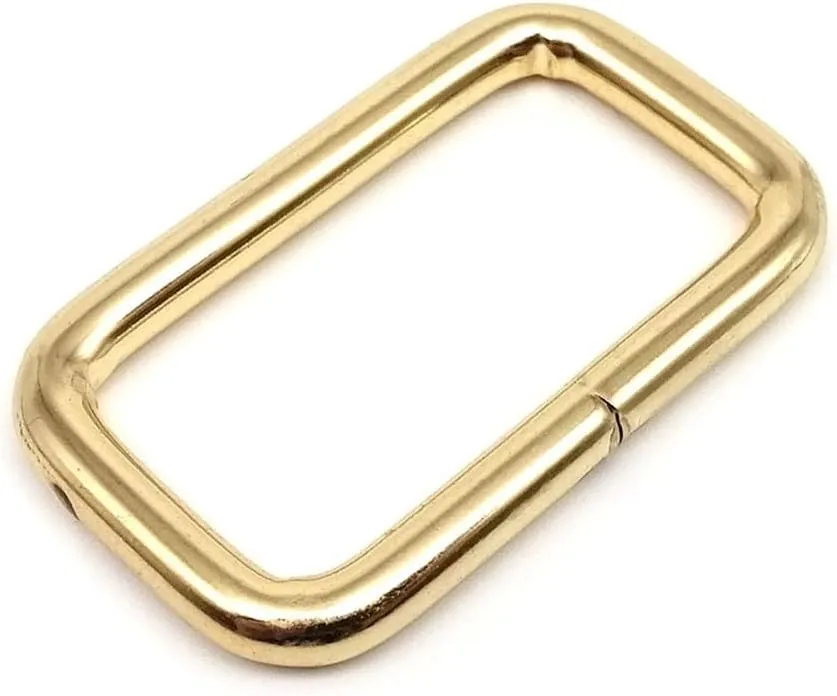 Metal Thickened Handbag Leather Bag Strap Belt Webbing Dog Collar Chain Rectangle Square O D Ring Buckle Clasp DIY