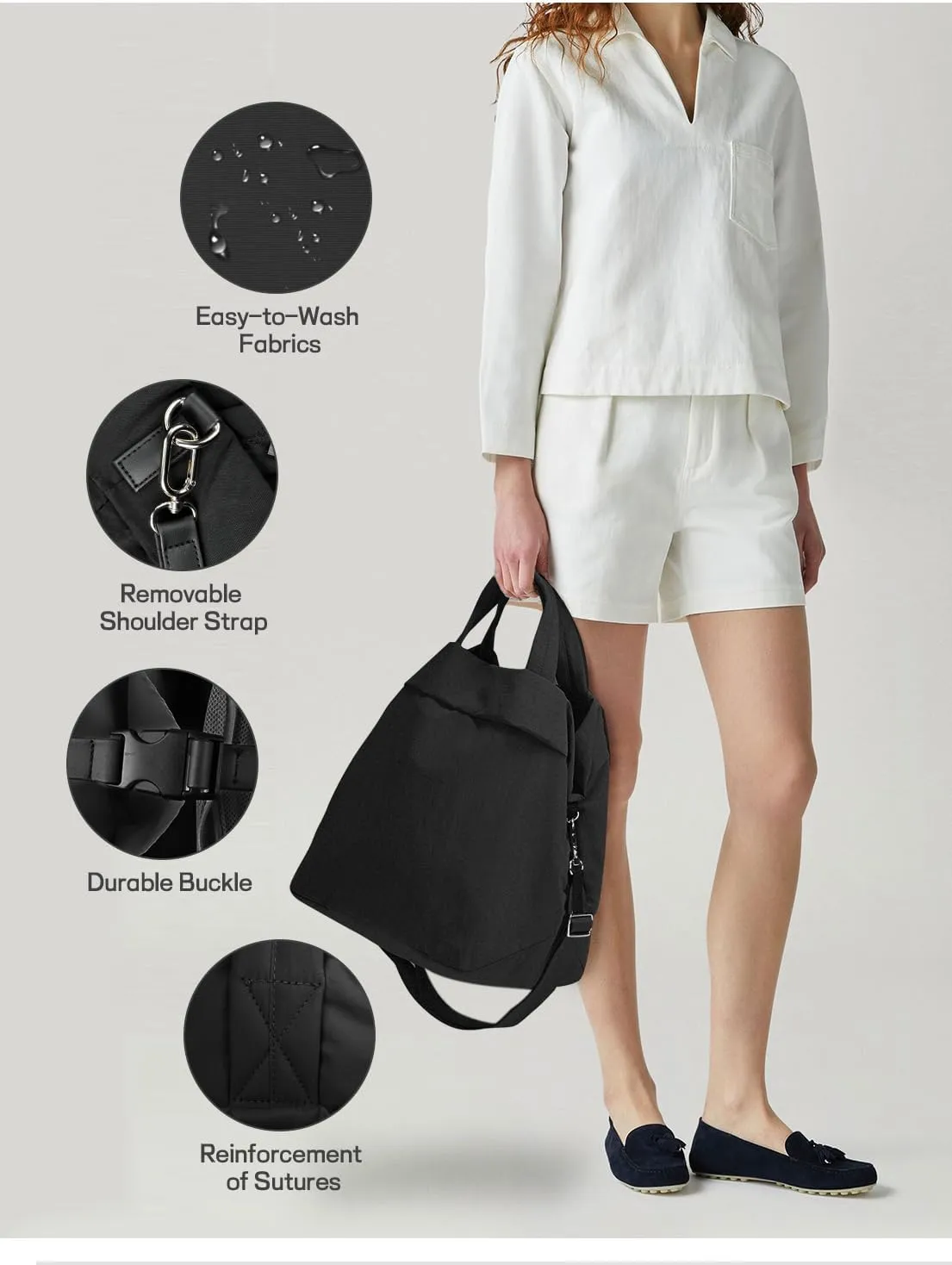 MEYFANCY Women Tote Bag Large Shoulder Bag Top Handle Handbag with Adjustable Strap for Gym, Work