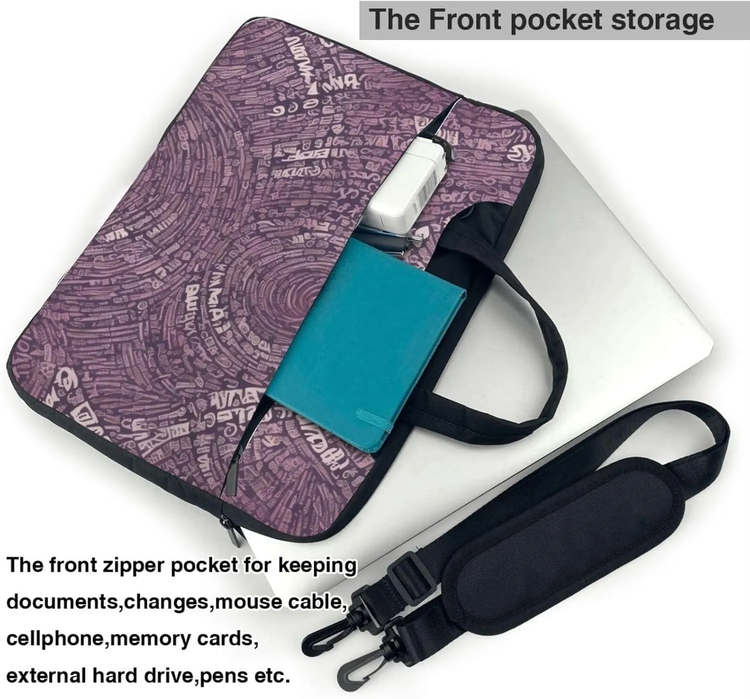 Middle Ages Pattern Laptop Shoulder Bag Notebook Computer Case Briefcase With Shoulder Straps And Handle