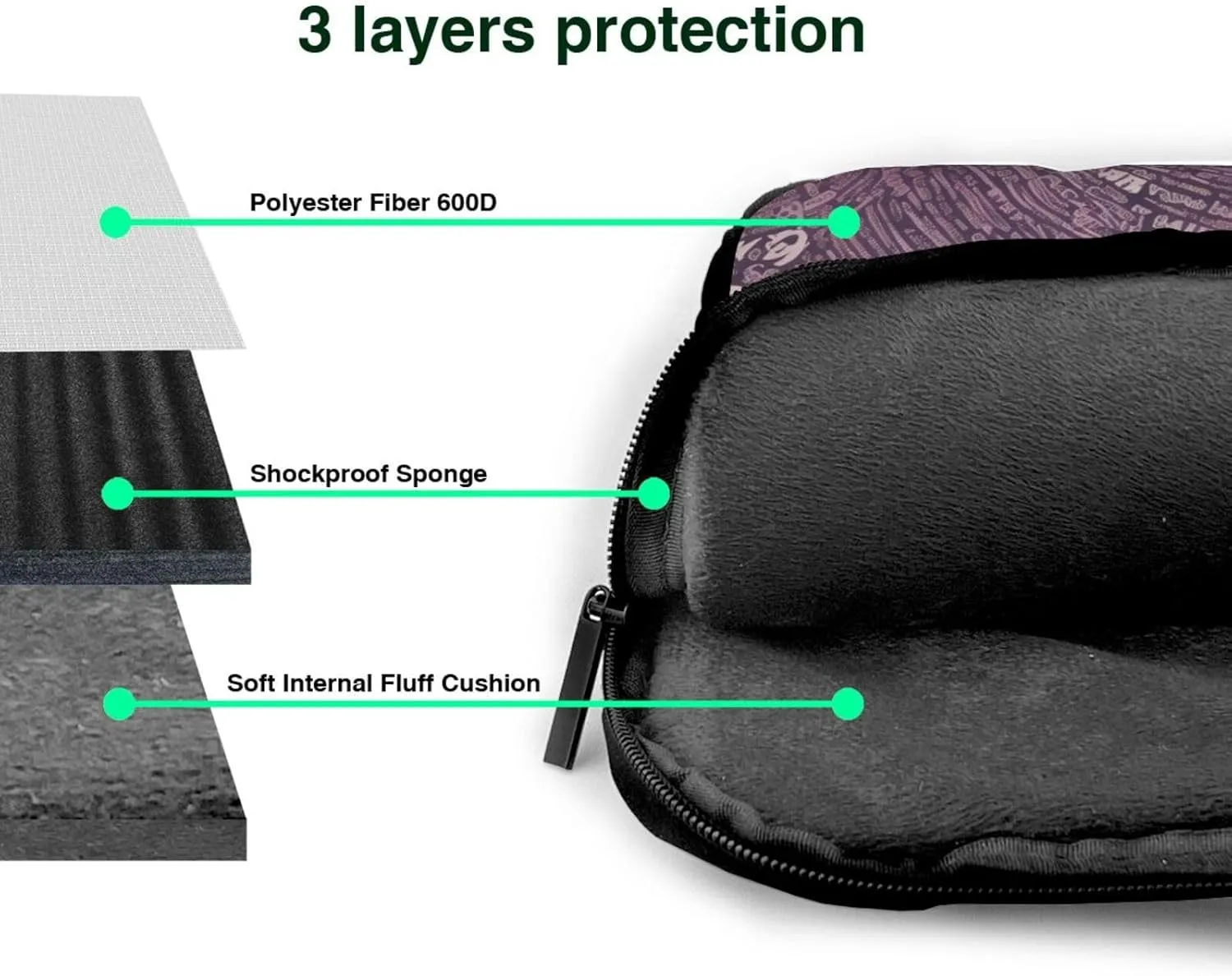 Middle Ages Pattern Laptop Shoulder Bag Notebook Computer Case Briefcase With Shoulder Straps And Handle