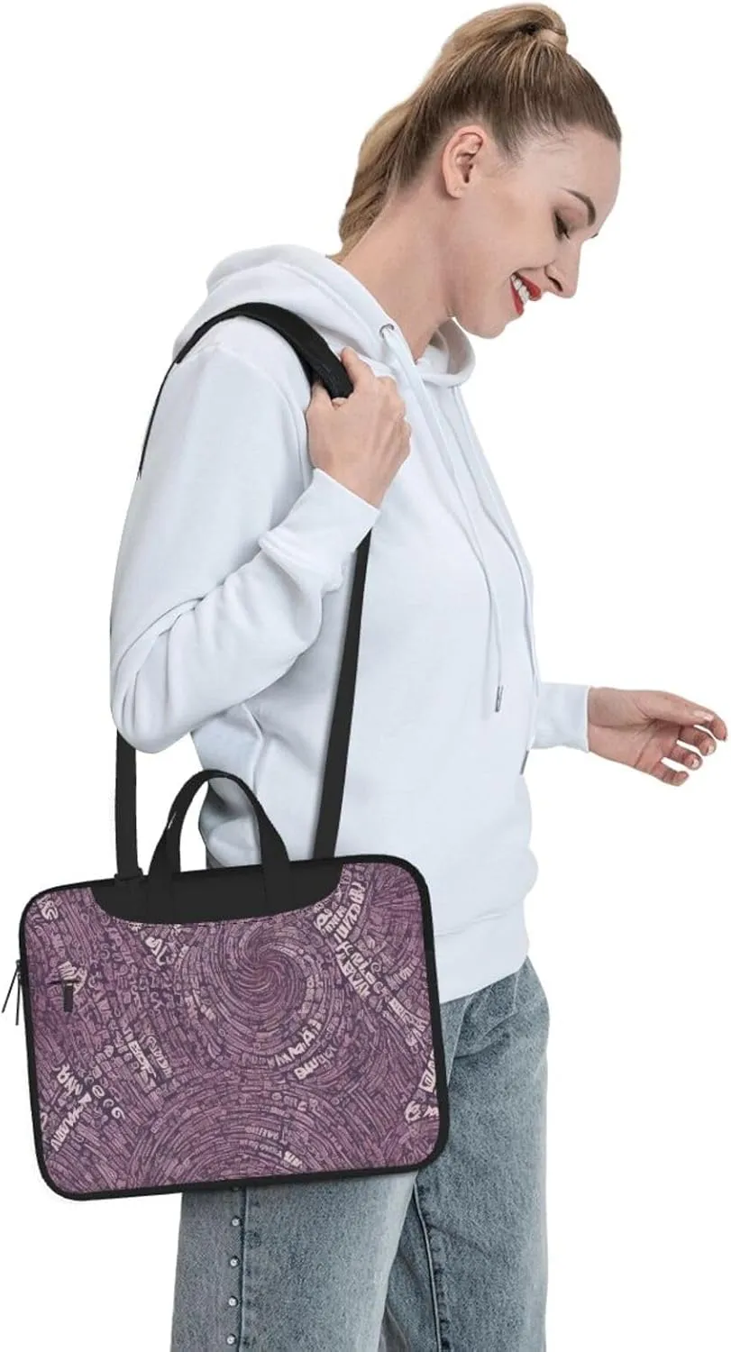 Middle Ages Pattern Laptop Shoulder Bag Notebook Computer Case Briefcase With Shoulder Straps And Handle