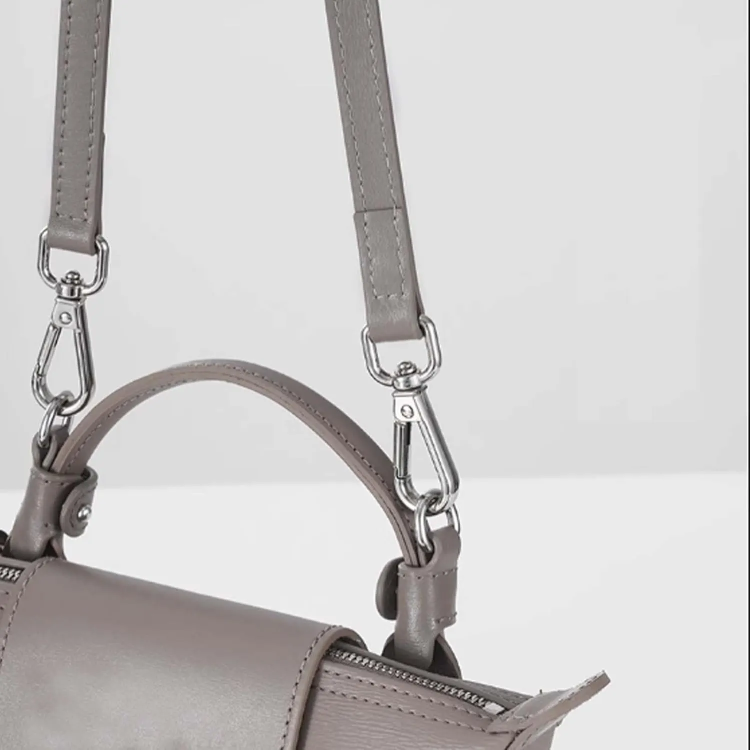 Mini Bags Leather Shoulder Strap Terracotta Nude TAUPE Nave Blue Bag Straps