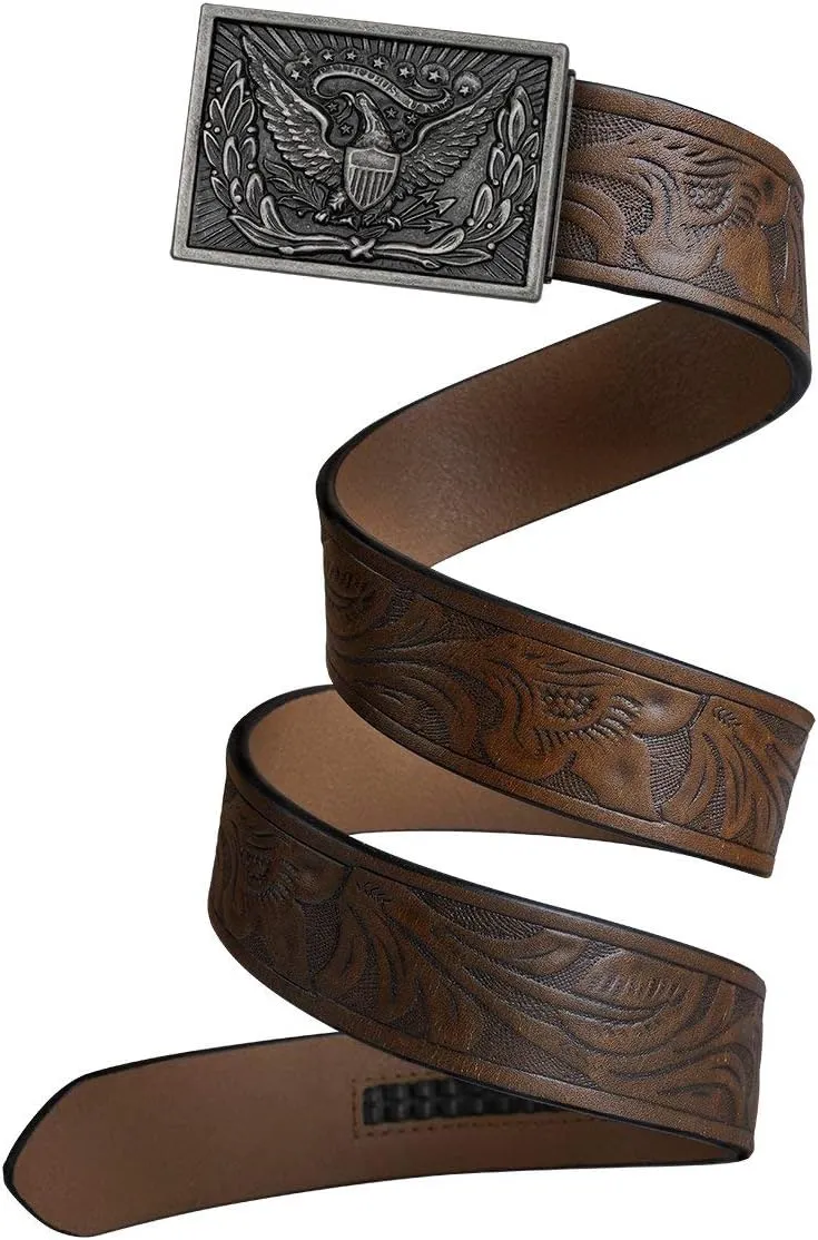 Mission Belt Men's Western Full Grain Leather Ratchet Belt