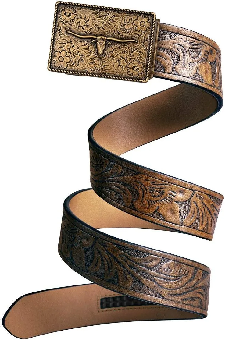 Mission Belt Men's Western Full Grain Leather Ratchet Belt
