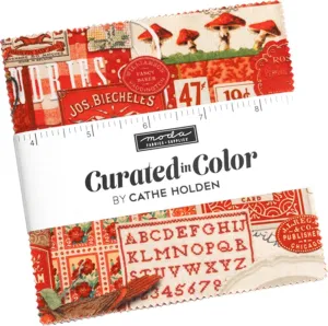 Moda Fabrics Curated in Color Charm Pack by Cathe Holden; 42-5"" Precut Fabric Quilt Squares