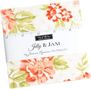 Moda Fabrics Jelly & Jam Charm Pack by Joanna Figueroa; 42-5"" Precut Fabric Quilt Squares