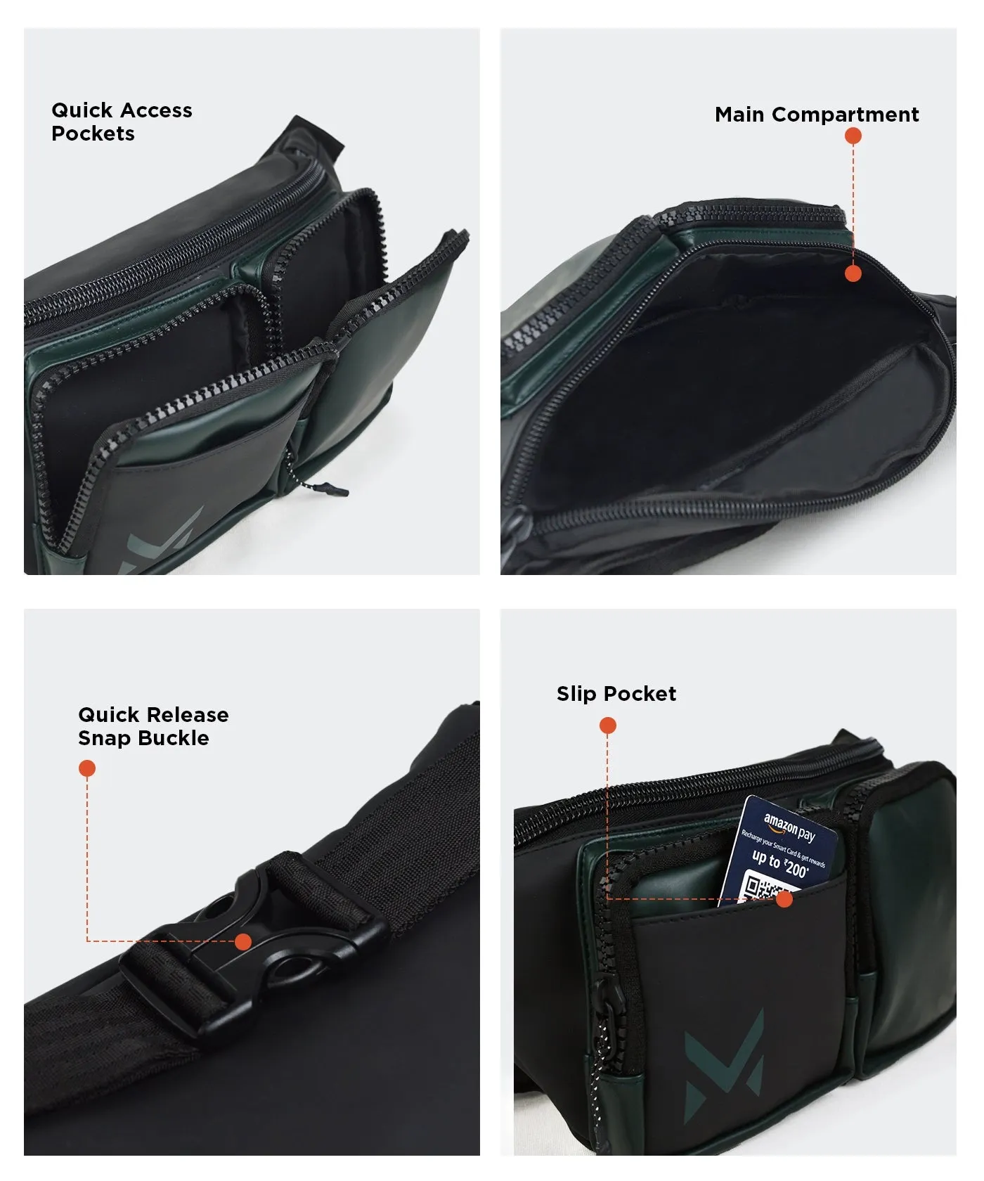Mohawk Zephyr Unisex Fanny Pack