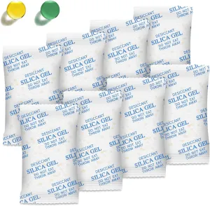 Moisture Absorbers, 20G 75 Pack Premium Transparent Desiccant for Storage, Silica Gel Desiccant Packets (20G, 75)