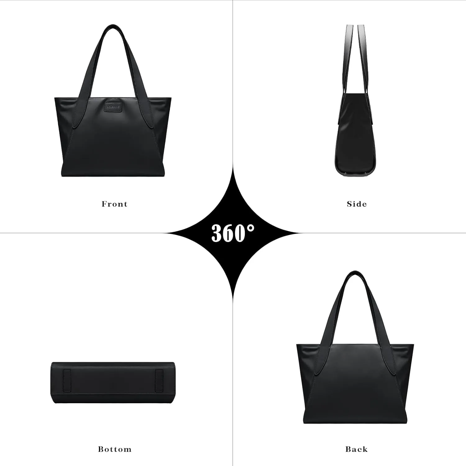 molshine Large Hobo Totes Handbag, Nylon Shopper Bags Shoulder Satchel for Workout Beach Travel Shopping Women Lady Model
