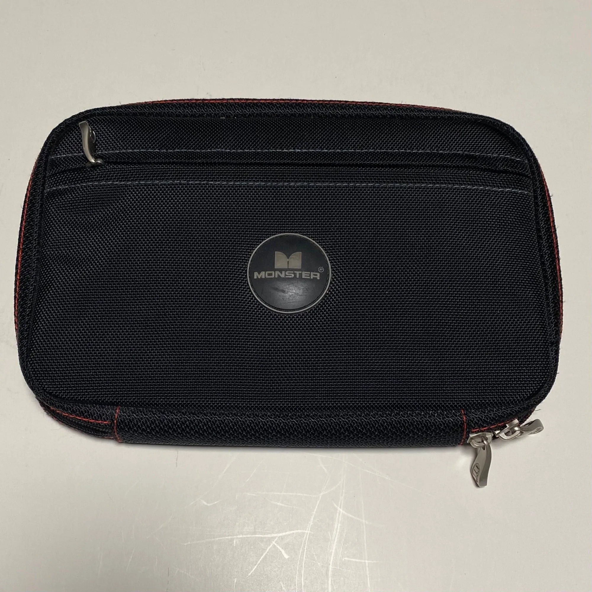 Monster Cable & Tech Organizer Wallet in Black Nylon