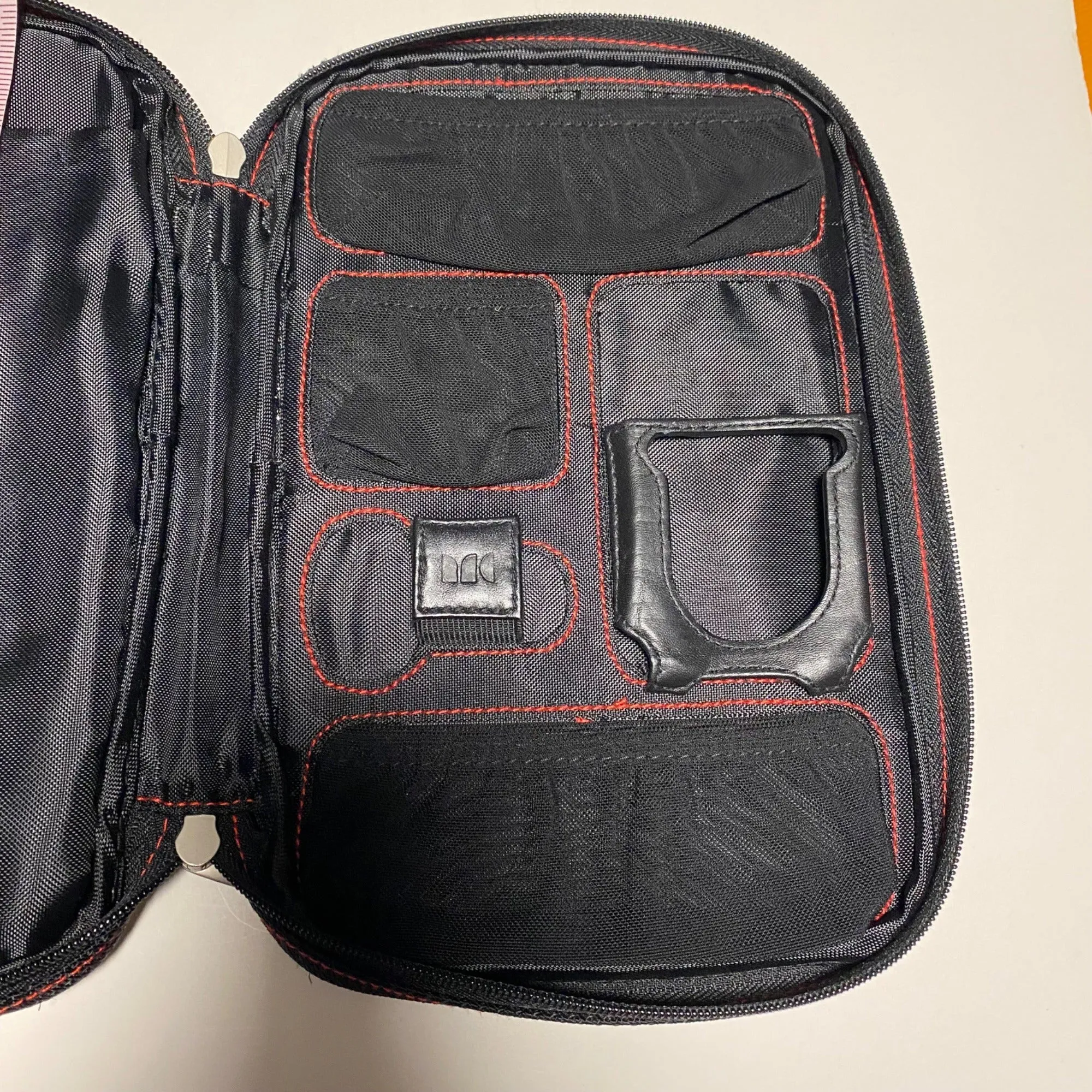 Monster Cable & Tech Organizer Wallet in Black Nylon