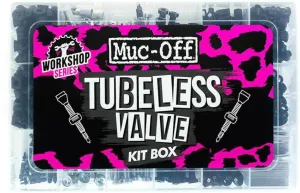 Muc Off Workshop Tubeless Valve Box - Silver/Black