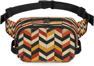 Multielement Cool Art Patterns Fanny Packs for Women Men Waterproof Waist Bag with Adjustable Strap Belt Bag for Travel Running Hiking