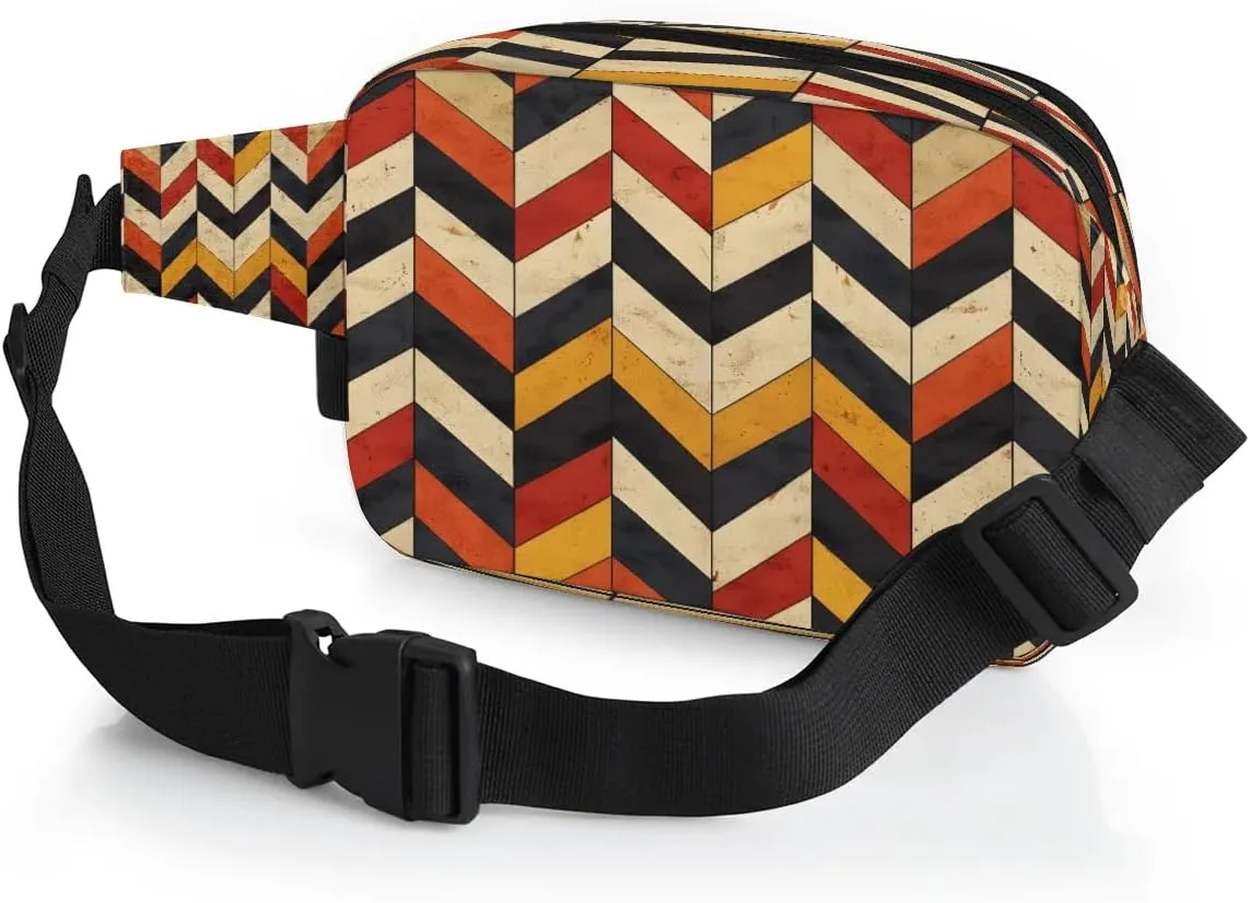 Multielement Cool Art Patterns Fanny Packs for Women Men Waterproof Waist Bag with Adjustable Strap Belt Bag for Travel Running Hiking