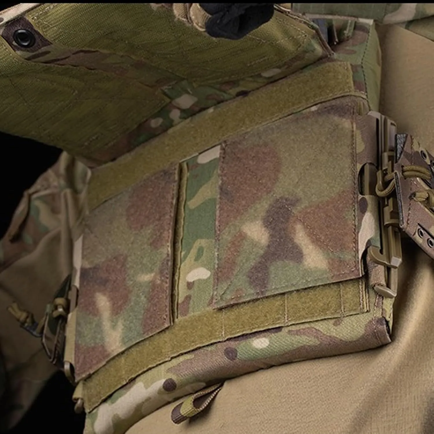 Multifunctional Tactical Universal Waist Belt, Portable Camouflage Vest Adapter Belt, MOLLE Laser Cutting Cummerbunds